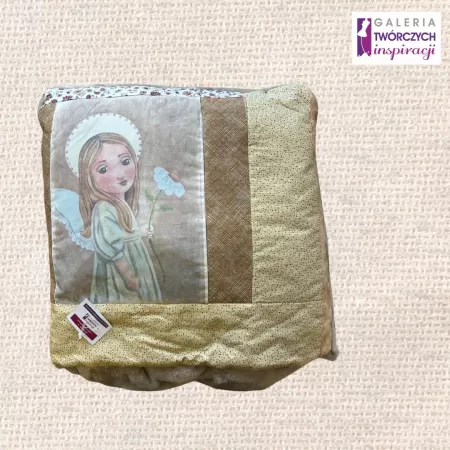 Anioł 3 - Poduszko-koc 2w1 - Duży